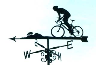 Mountain Bike weather vane